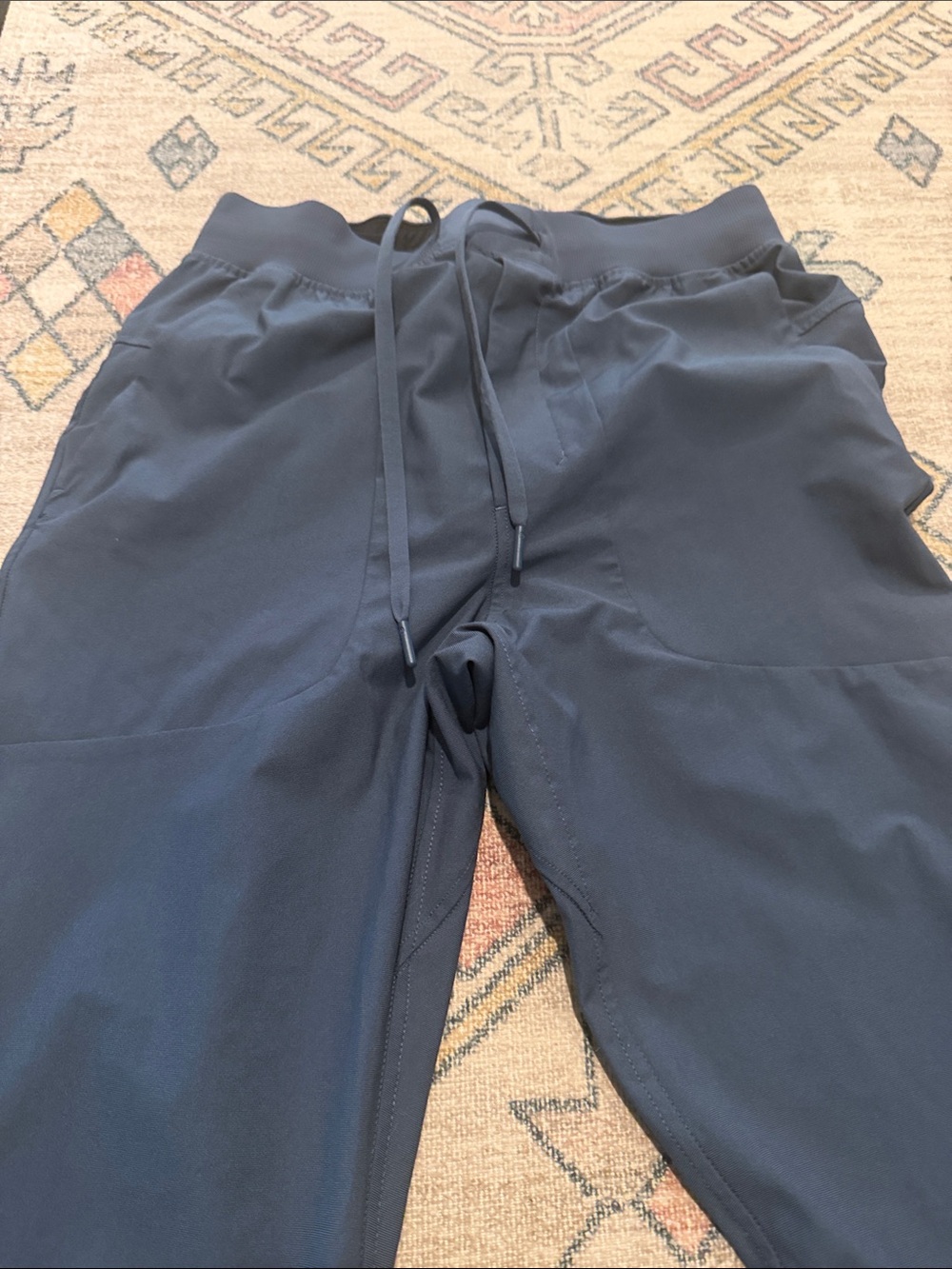 Lululemon Men's Dark Blue Tall Warpstreme Joggers with Elastic Waist - Picture 6 of 7